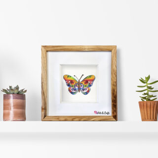 Tranh Giấy Xoắn Bươm Bướm Tranh giấy xoắn 9ArtsCrafts