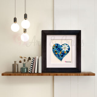 Tranh Giấy Xoắn Trái Tim Tranh giấy xoắn 9ArtsCrafts