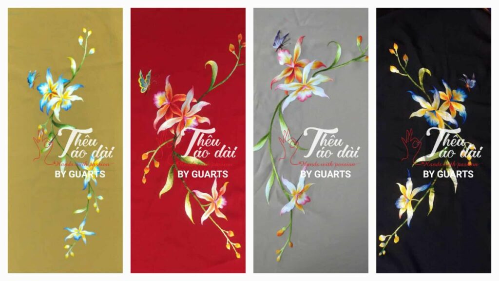 512442407_1427509128293743_8402540444475423066_n-1024x576 Vải áo dài thêu tay - món quà ý nghĩa tặng cô nhân ngày 20/11 Sản xuất 